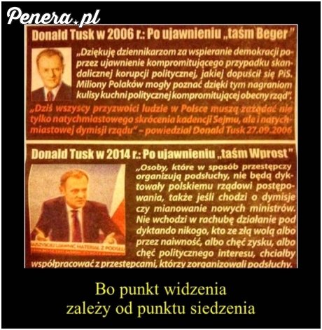 Dwa oblicza Tuska