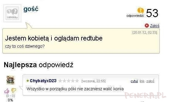 Jestem kobietą i oglądam Redtube