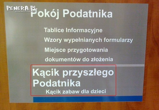 Kącik przyszłego podatnika