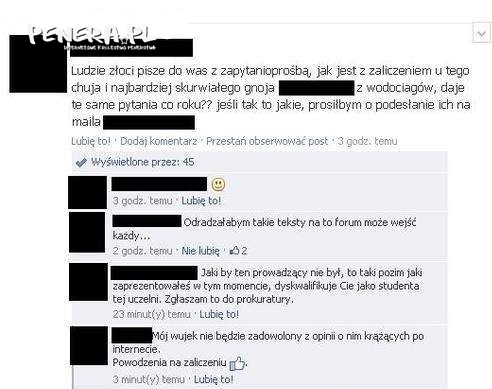 Ludzie czasem zapominają że nie są anonimowi