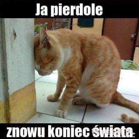 Ja pierd*lę - znowu koniec świata