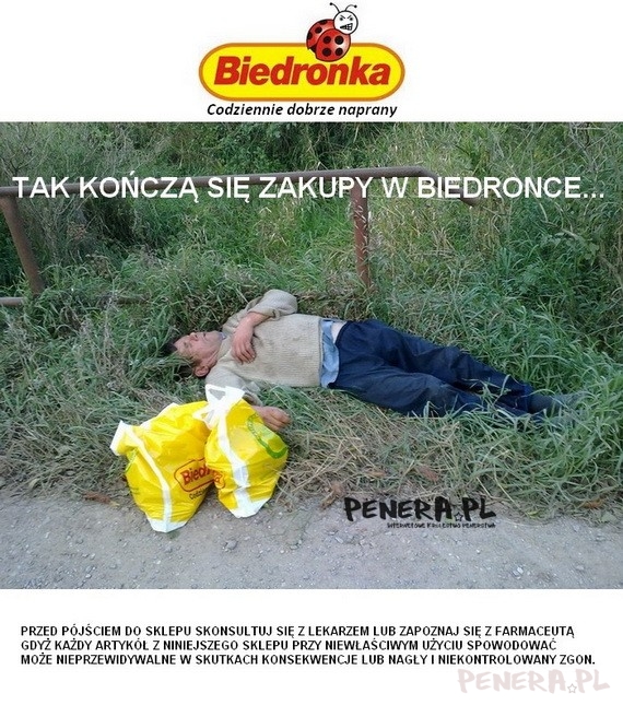 Uważaj na Biedronkę