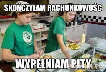 Skończyłam rachunkowość