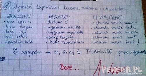 Tajemnice bolesne radosne i chwalebne