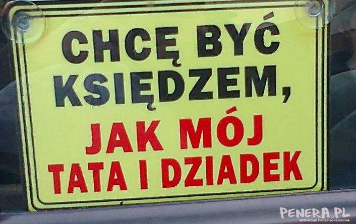 Chcę być księdzem jak mój