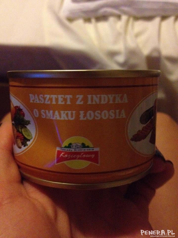 Pasztet z indyka o smaku Łososia