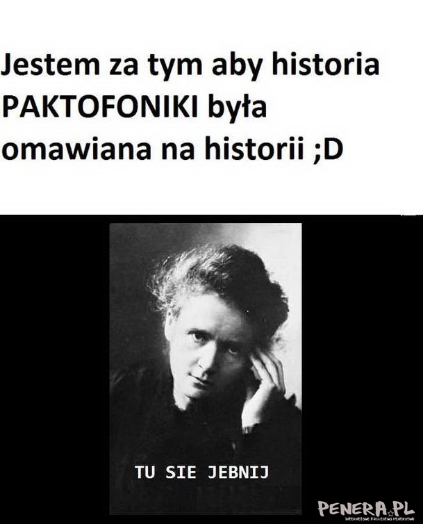 Jestem za tym aby historia Paktofoniki była