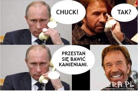 Rozmowa Putina z Chuckiem Norrisem