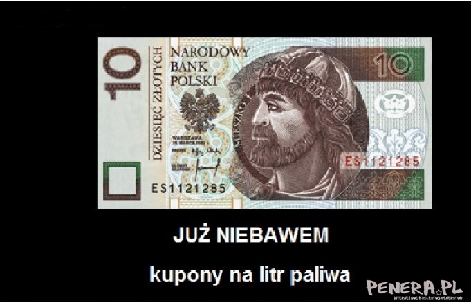 Już niedługo -kupon na litr paliwa