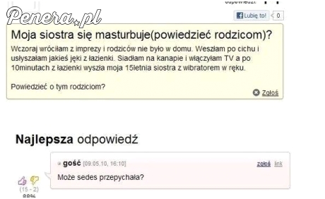 Kolejny problem z siostrą