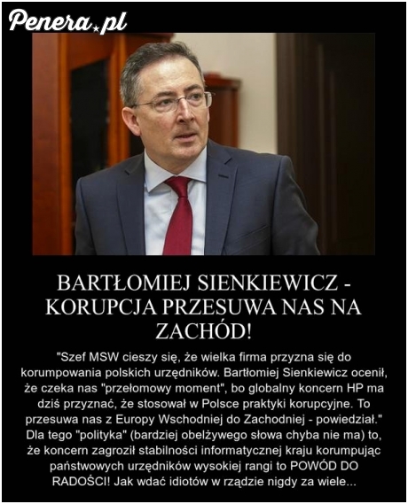 Korupcja przesuwa nas na zachód