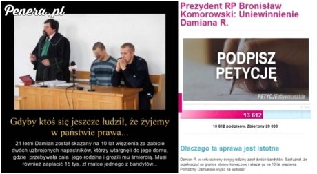 Pójdzie siedzieć bo bronił swojej rodziny