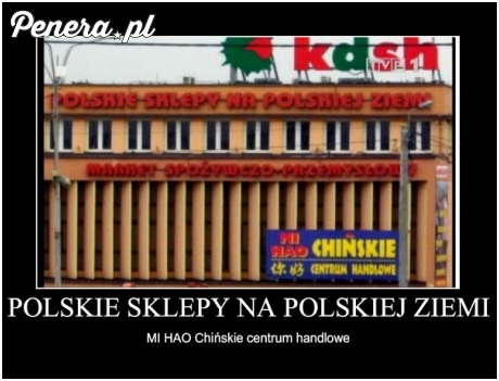 Polskie sklepy na polskiej ziemi