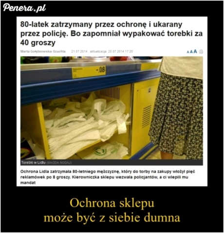 Spektakularna akcja ochroniarzy Lidla