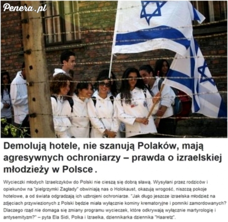 Tak się zachowują młodzi Żydzi na wycieczkach do Auschwitz