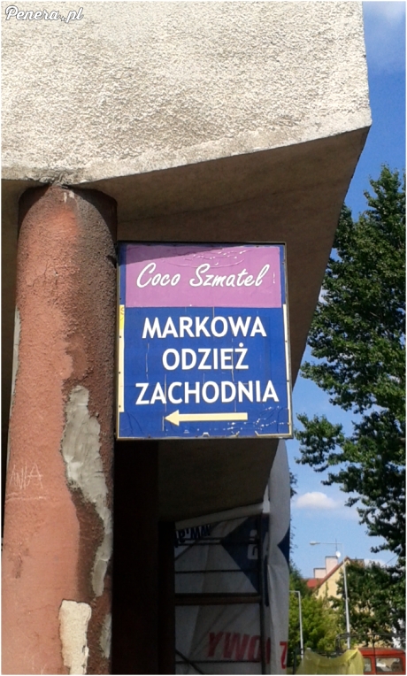 W tym lokalu tylko markowa odzież